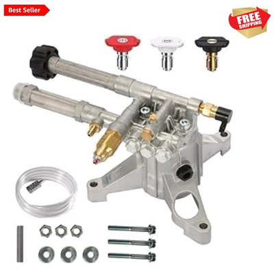 #ad High Efficiency 2400 PSI Pressure Washer Pump with Thermal Relief 2.2 GPM $214.95