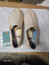 Olukai Kaula Pa'a Kapa Womens Espadrilles Linen Slip On Braided Water Resistant
