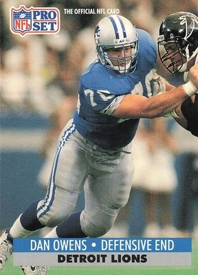 1991 Pro Set - Dan Owens #151 (RC)