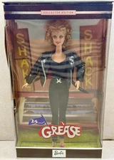 NIB 2003 Mattel BARBIE Sandy Olsson GREASE 25 Years Olivia Newton John Doll