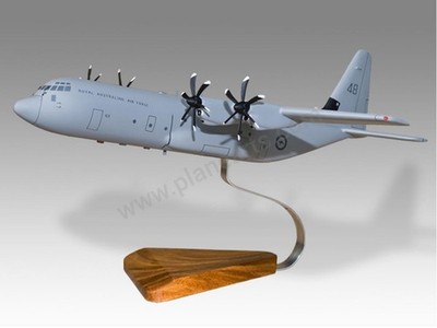 Lockheed Hercules C-130J Royal Australian Air Force Wood Handmade Airplane Model