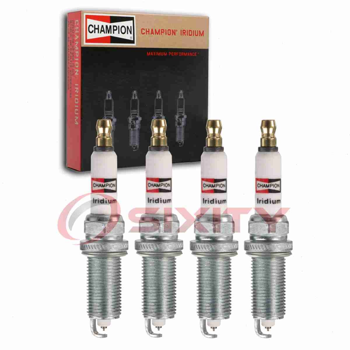 4 pc Champion Iridium Spark Plugs for 2012 Suzuki SX4 Crossover 2.0L L4 go