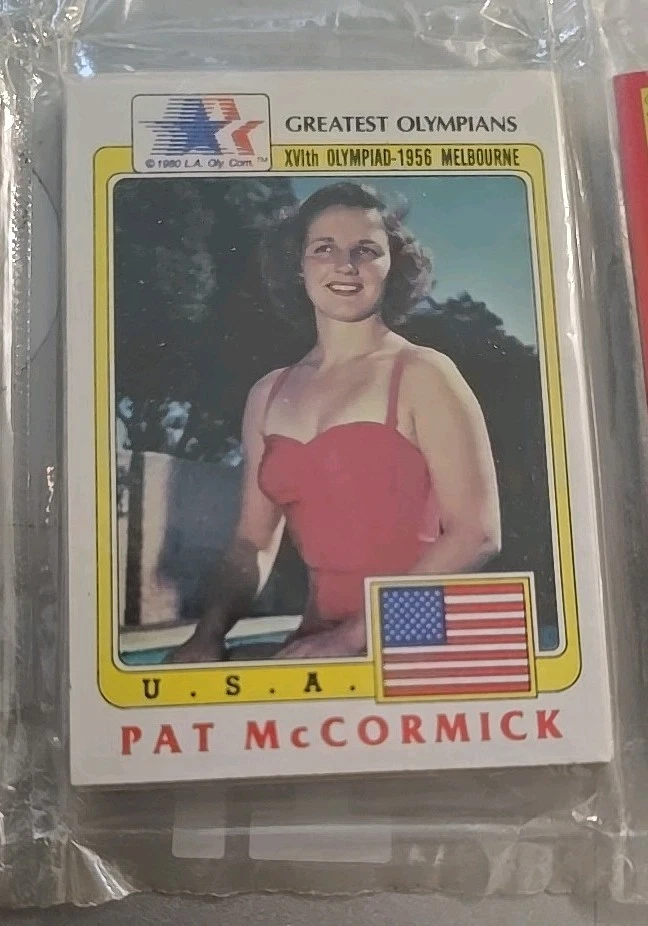 1983 Finder Image GREATEST OLYMPIANS Rack Pack Cartões Comerciais-45 Cartas Totalmente Perfeitas - Imagem 4 de 4