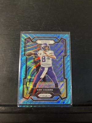 2023 Panini Prizm - Kirk Cousins #197 Blue Wave Prizm /199