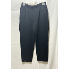 St. John Collection by Marie Gray Womens 6 Knitted Black Pull On Pants
