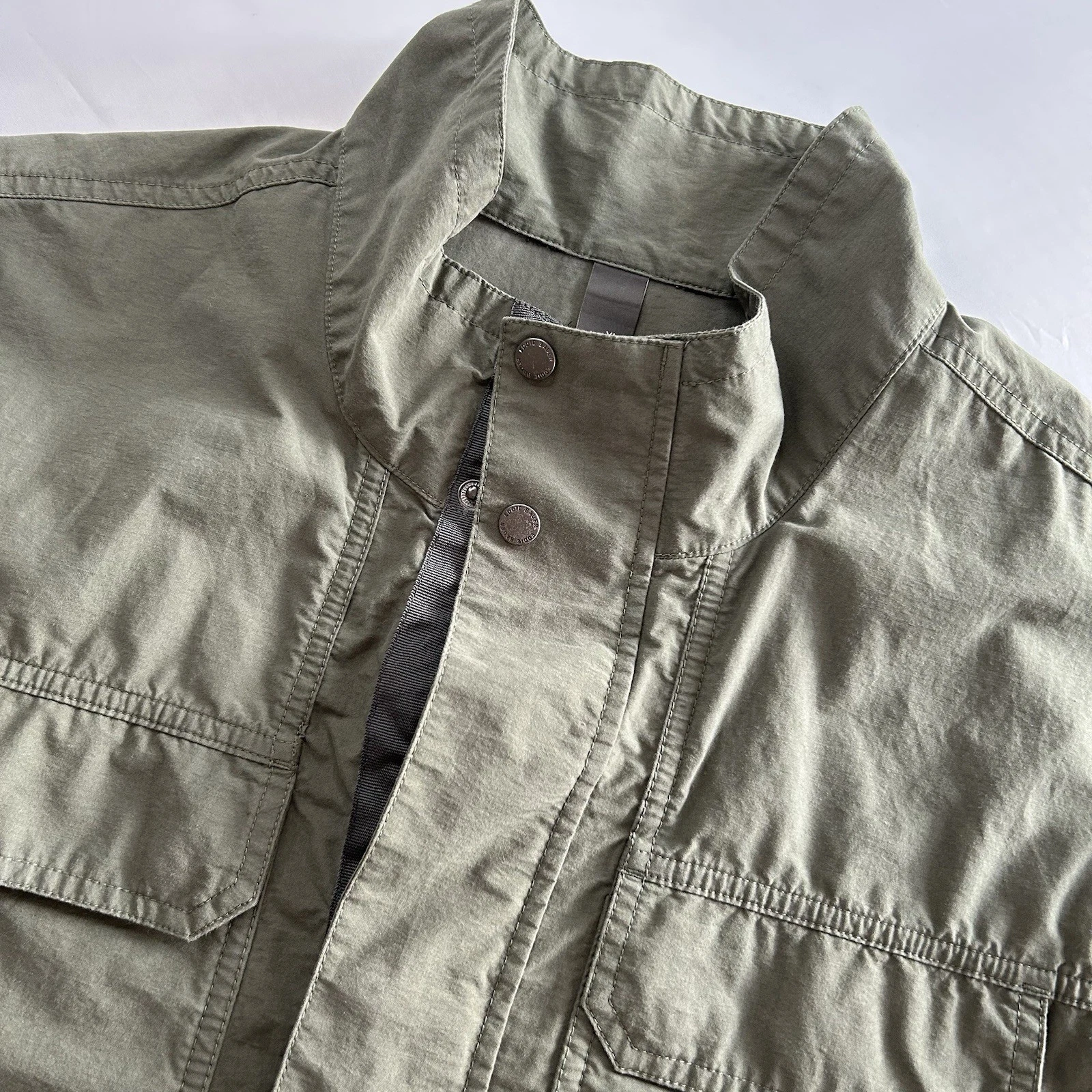 NWOT Eddie Bauer Utility Vest Multipocket Mens XL Fishing Hiking Outdoors Zip Up