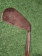 Antique Hickory Wood Shaft MacGregor Go-Sum Mashie 2 Iron Shaft And Grip Great