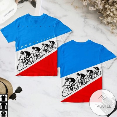 Kraftwerk Tour De France Album Cover 3D T-Shirt BO2096