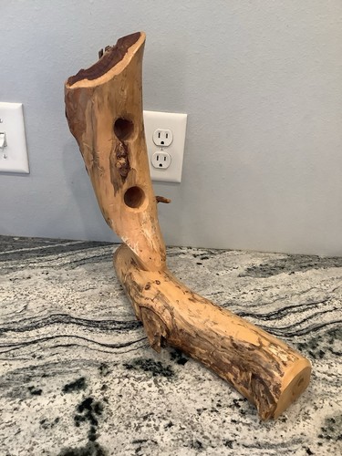 Rustikaler Weingut Weinflaschenhalter Holzscheit 2 Flaschen Regal - Bild 7 von 7