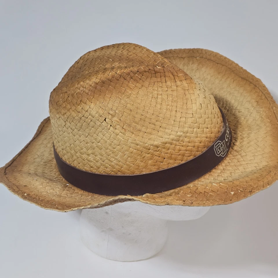 VTG CU BUFFS StrawHat CU Cowboy Hat - Image 2 of 4