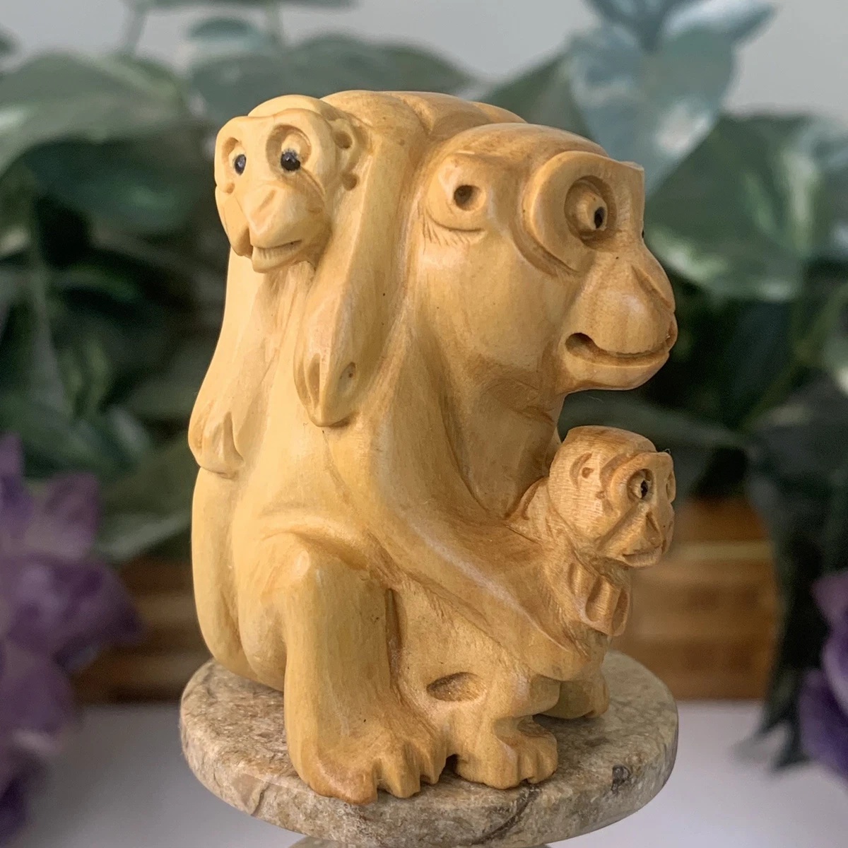 Light Wood Tone Wooden Vintage Original Japanese Antiques for sale