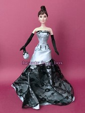 Audrey Hepburn Barbie bambola in abito da collezione quartiere francese appena disboxato