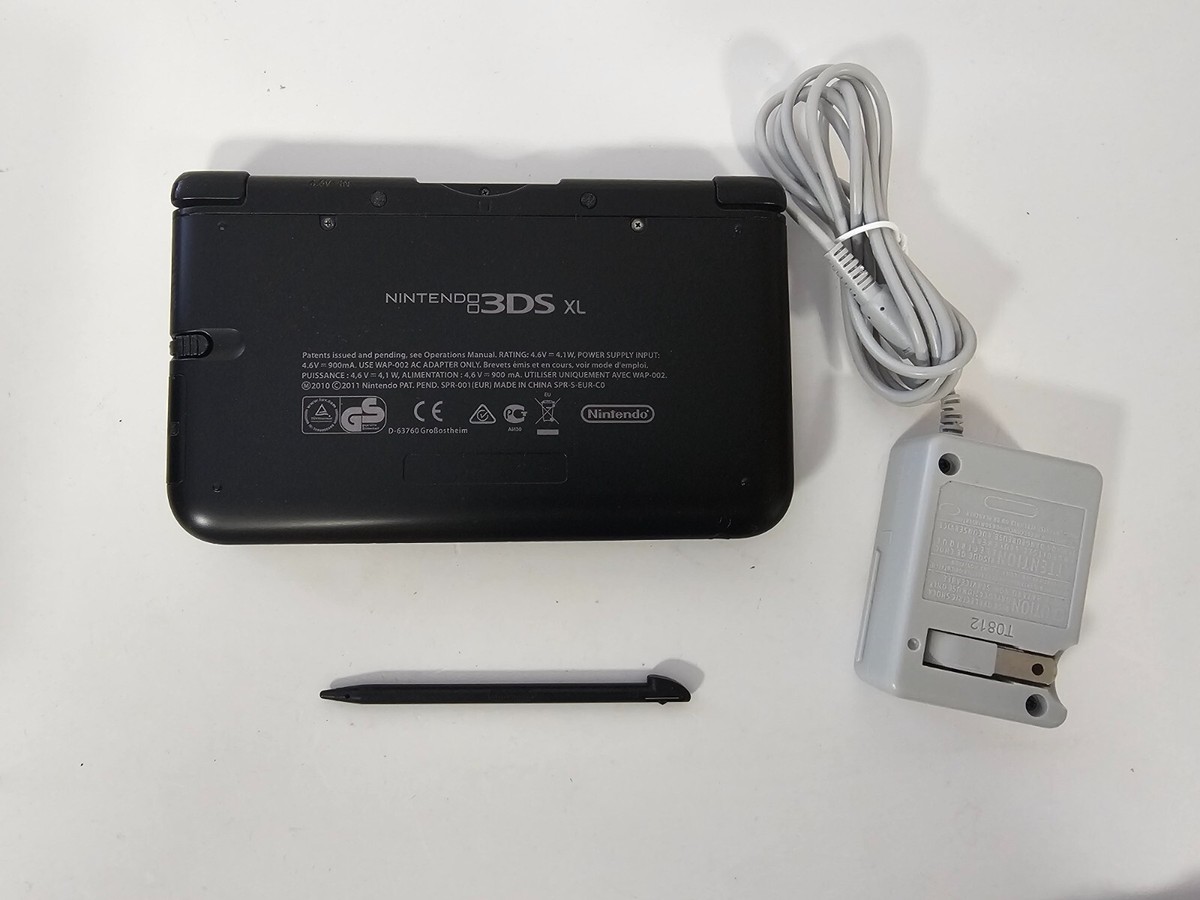 Nintendo Original 3DS XL LL | English | Charger Stylus 4GB