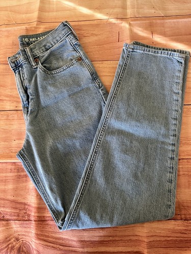 Gap teen Jeans Relaxed Taper Size 16 - Picture 2 of 12
