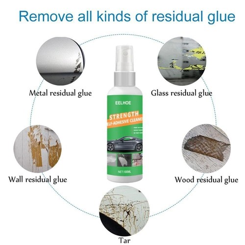 High Quality Sticker Remover Glue Removal Car Glass Label Cleaner Spray  100ml