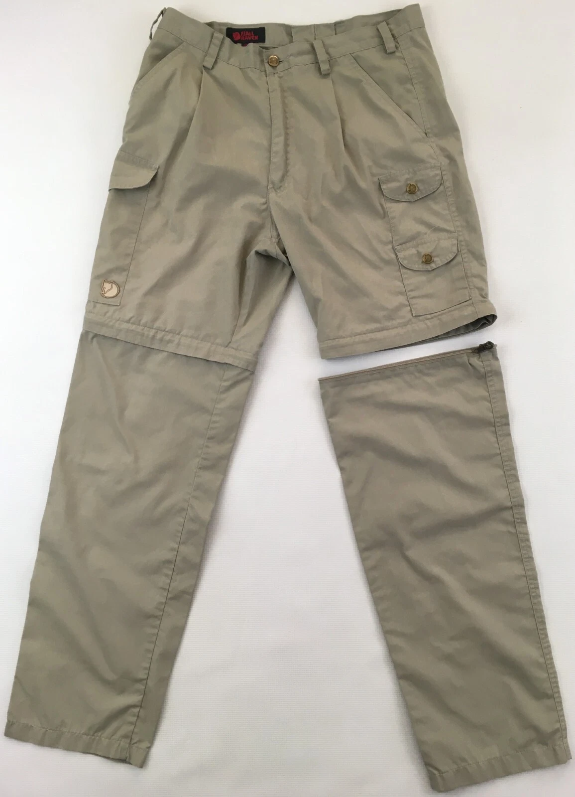 Fjallraven Trousers G-1000 beige zip off convertible trekking pants mens 48
Opens in a new window or
