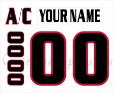Owen Sound Attack Customized Number Kit for 2007-2009 Home White Uniform