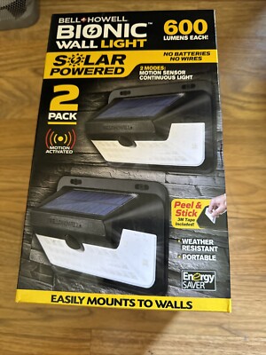 Bionic Wall Light Solar Light Outdoor Wireless LED Wall Lights 120° Beam Angles