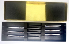 Vintage Carvel Hall Boxed Steak Knife Set of 6 Stainless Steel Made in USA NEW