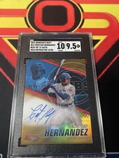 Christian Hernandez 2021 Bowman’s Best Of ‘21 SGC 9.5 Auto 10 Cubs 🔥🔥Gold /50