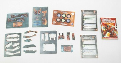 Transformers Energon Wars 3D Battle Cards Vortex & Warpath  TY