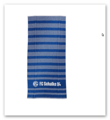 FC Schalke 04 Handtuch Twisted Gr. 100 x 50 cm  2026 NEU !!!
