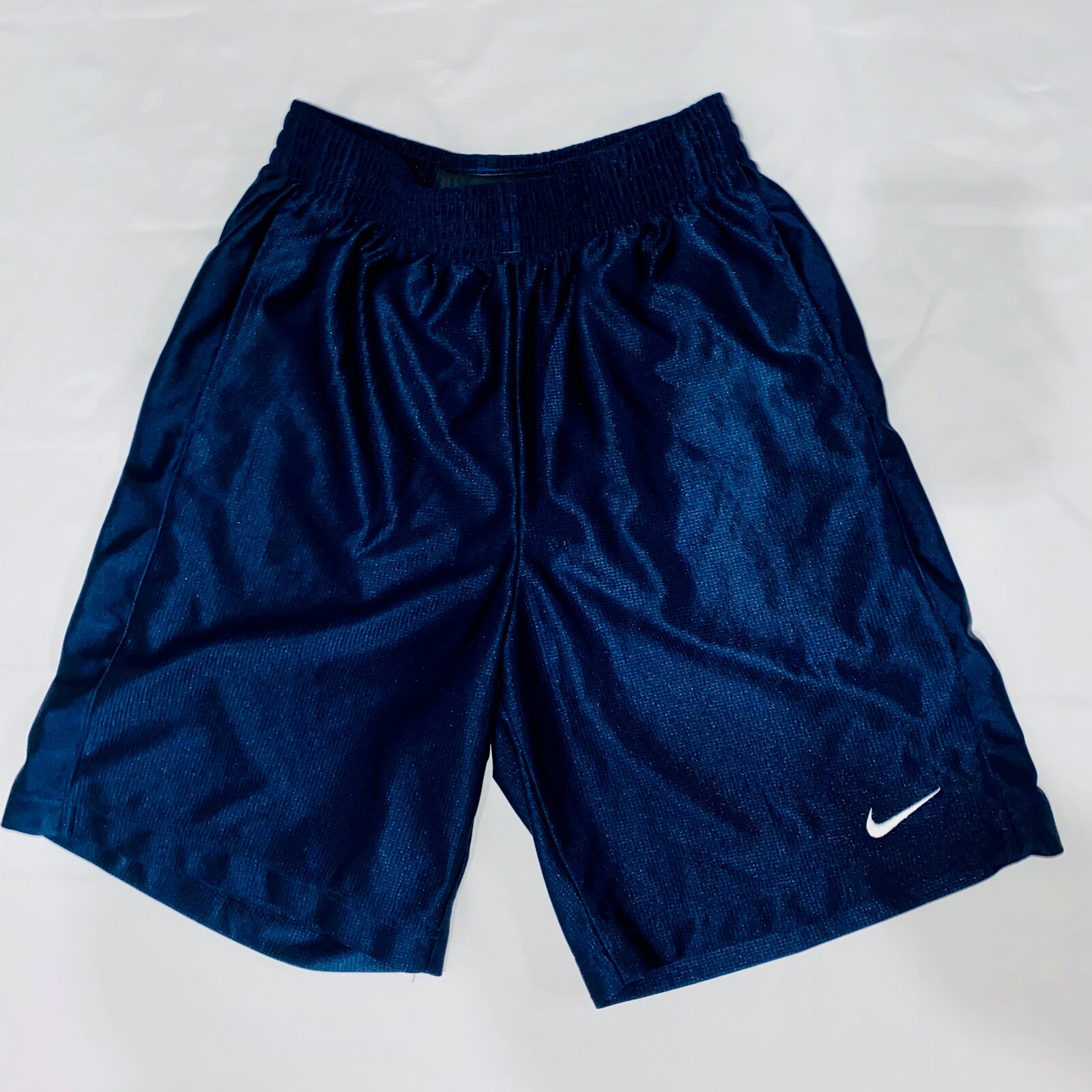 Rare Vintage Nike Dazzle Basketball Shorts Silky Navy… Gem