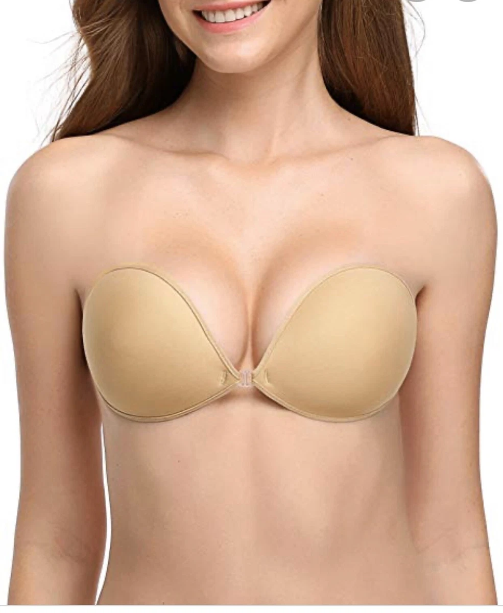 Women Strapless Invisible Bra Self-Adhesive Backless Push Up