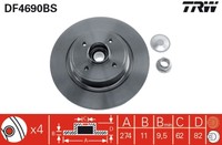 Renault T. Scenic Bremsscheibe MIT Lager