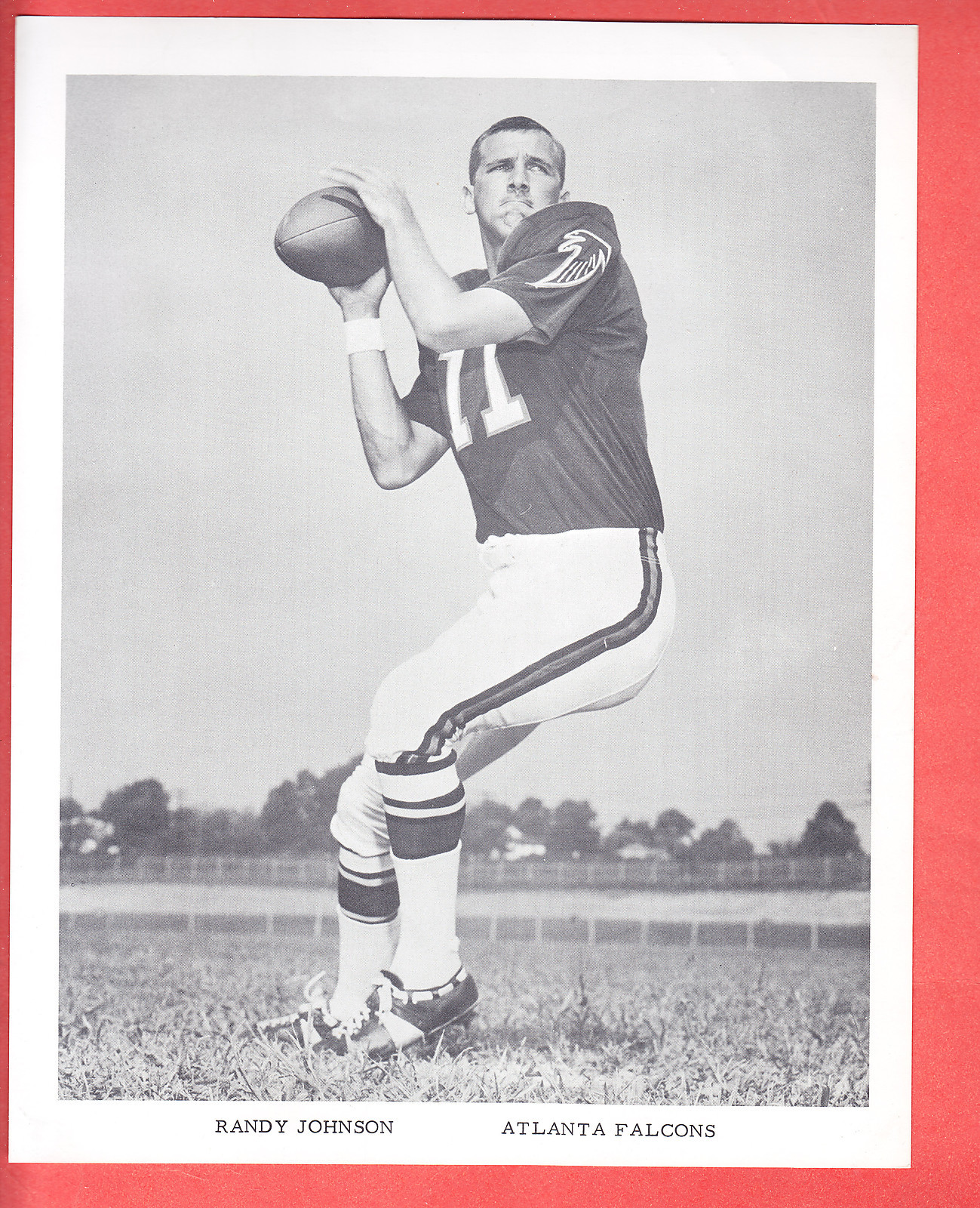 1966 ATLANTA FALCONS TEAM ISSUE PHOTO RANDY JOHNSON ROOKIE | eBay