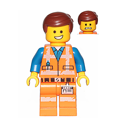 NEW LEGO Figure The Lego Movie Emmet Smile Scared