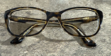 VOGUE VO2961 1916 Brown Crystal Tortoise Cat Eye Eyeglasses Frame 53-17-135 G10