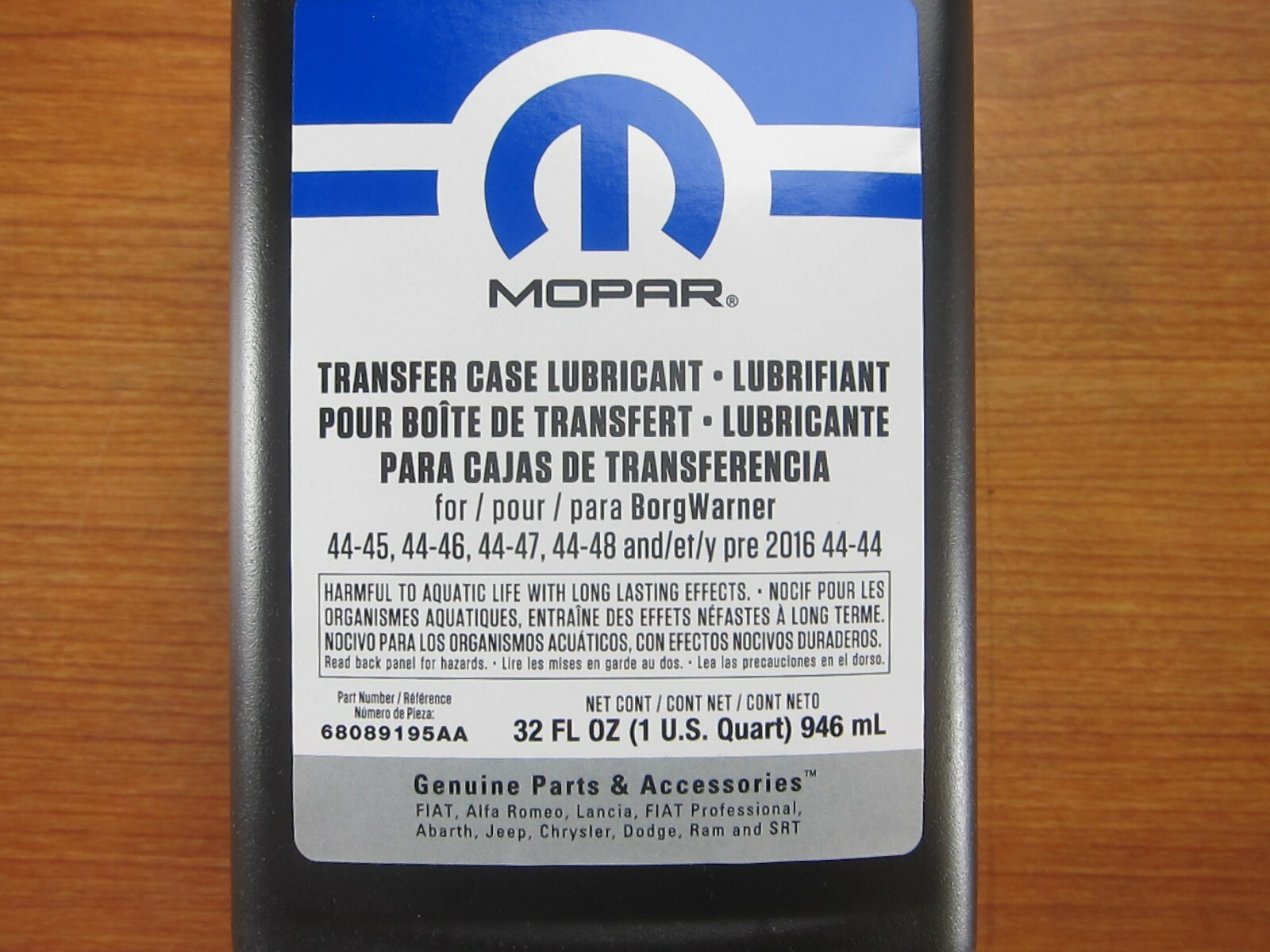 Lubricant Transfer Case 68089195AA CHRYSLER Mopar for sale online eBay