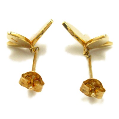 Earrings】agete earrings other K10 gold agate Good product From 