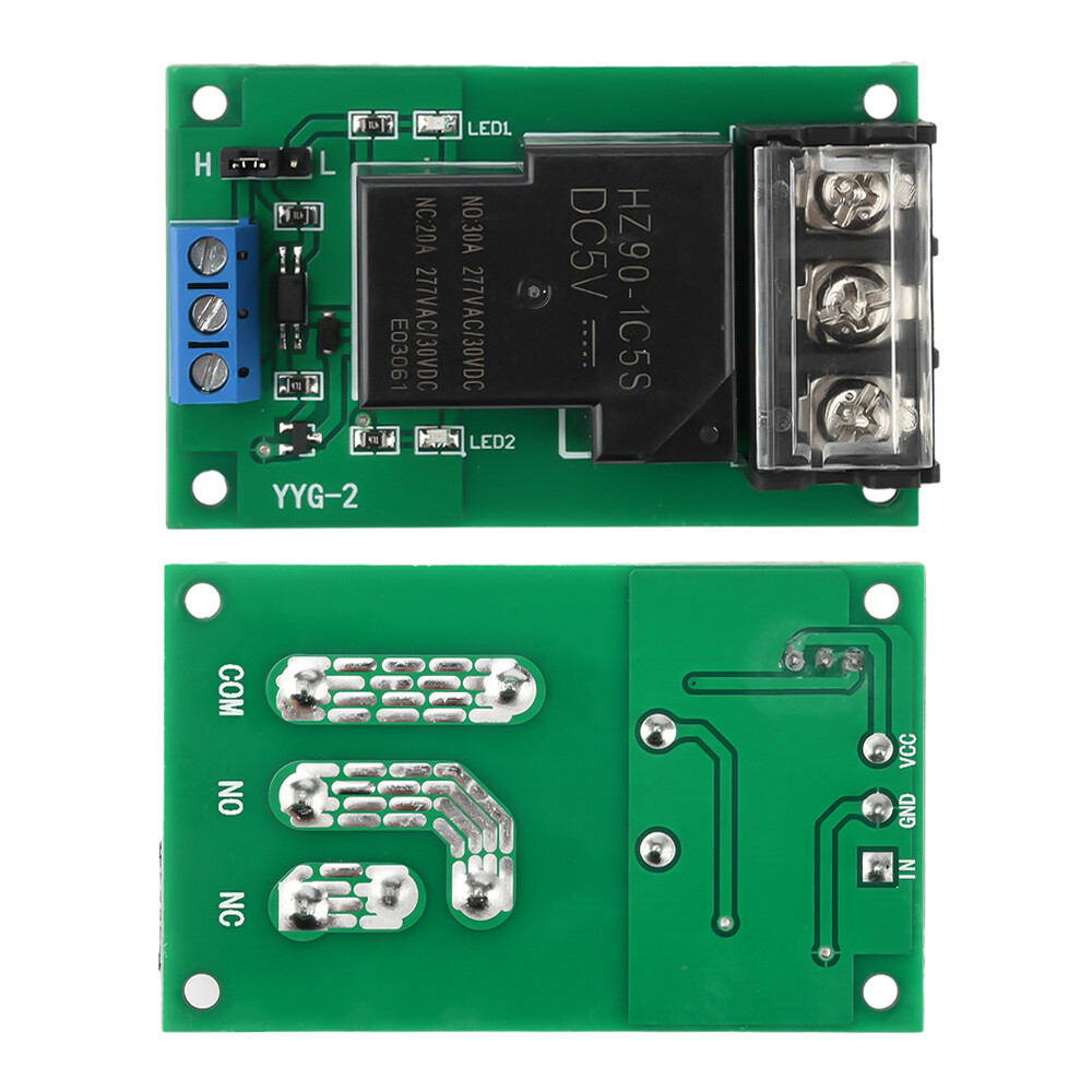 YYG-2 Relaismodul – 30A, Optokoppler, High/Low-Tr Produktbild-Vorschau 2