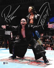 Rocky Romero & Trent Beretta Signed 8x10 Photo BAS COA New Japan Pro Wrestling 3