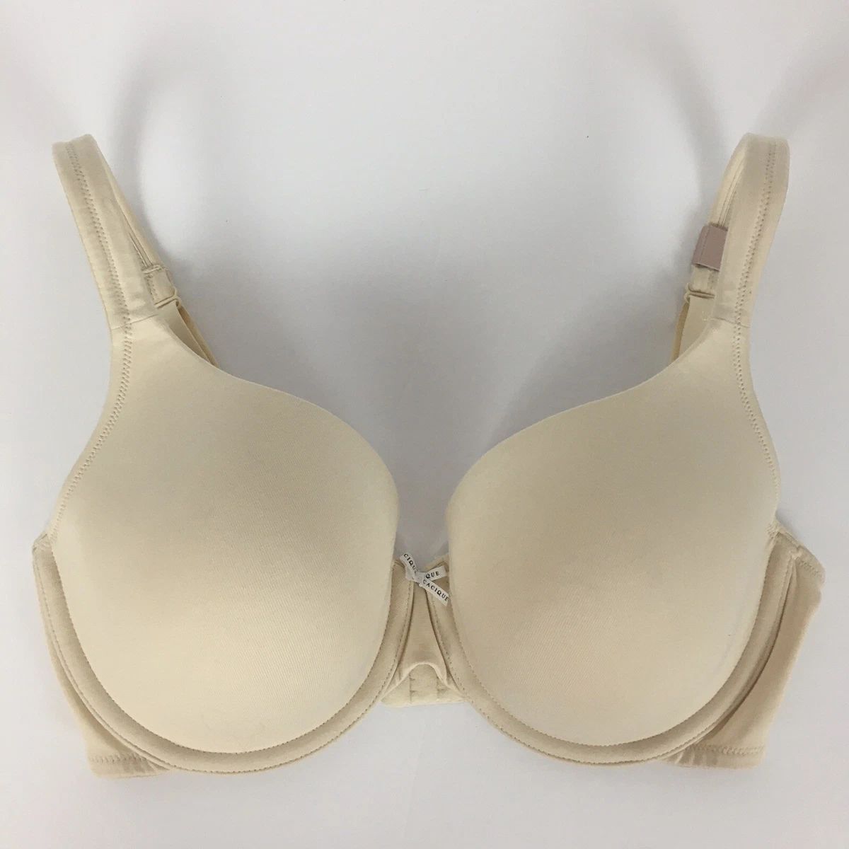 NWOT Cacique Beige Cotton Lightly Lined T-Shirt Bra Size 32F 32 F