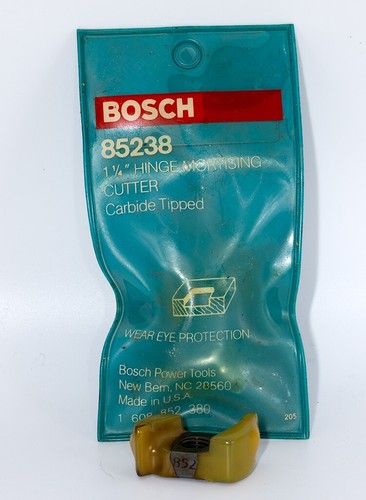 Bosch 85238, cortador de mortaja con bisagra de 1-1/4", broca de enrutador con punta de carburo - Imagen 2 de 2