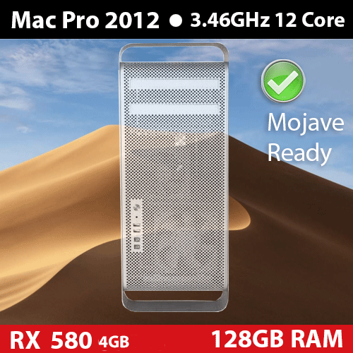 2012 Mac Pro 3.46GHz 12-Core 128GB 2TB SSD+ 4TB HDD 580 Rx 4GB - Afbeelding 1 van 3