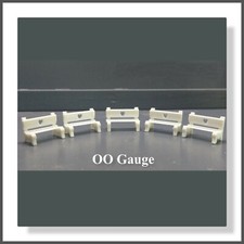 Unpainted Park / Station Benches (5pcs) for 1:75 - OO Gauge Model Railways 