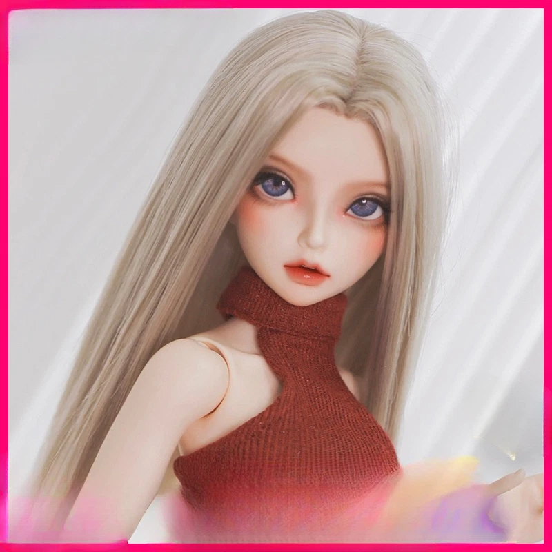 1/4 BJD Boneca Minifee Bola Articulada Olhos de Menina Peruca de Maquiagem Roupas Nu/Conjunto Completo Brinquedo - Imagem 3 de 4