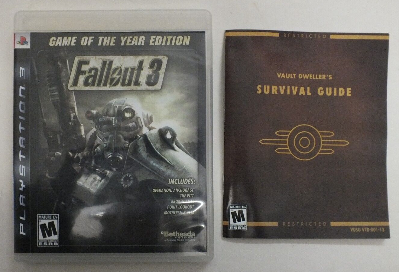  Fallout 3 - PlayStation 3 Game of the Year Edition : Bethesda  Softworks Inc: Everything Else