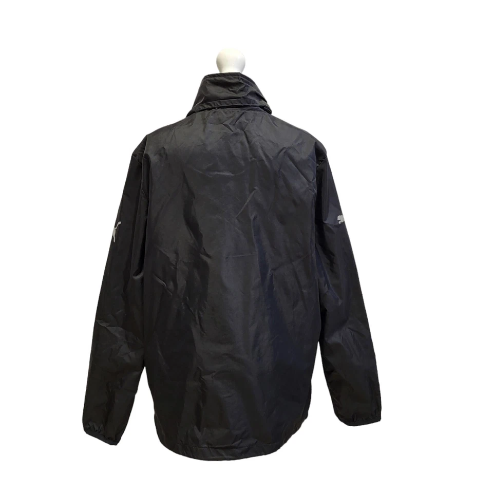 Puma Black Windbreaker Zipped Sports Jacket Uk Girl's Size XL J5 - Image 2 of 4