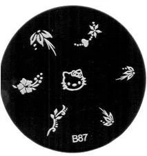 LIBERA SELEZIONE 16 stencil nail art stampaggio raschietto timbro unghie NUOVO - Foto 11 di 18