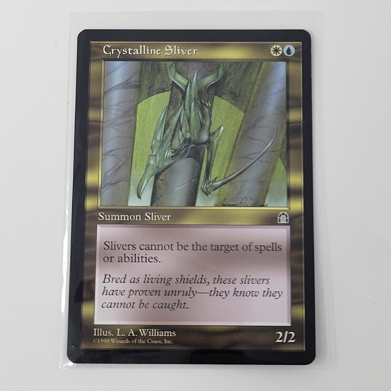 MTG Crystalline Sliver (Stronghold) Regular Uncommon - LP Lightly Played