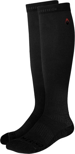 NV Compression Merino Wool Winter Long Compression Socks
