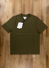  NO CUSTOMS TAX BOTTEGA VENETA Sunrise regular fit olive green t-shirt Medium