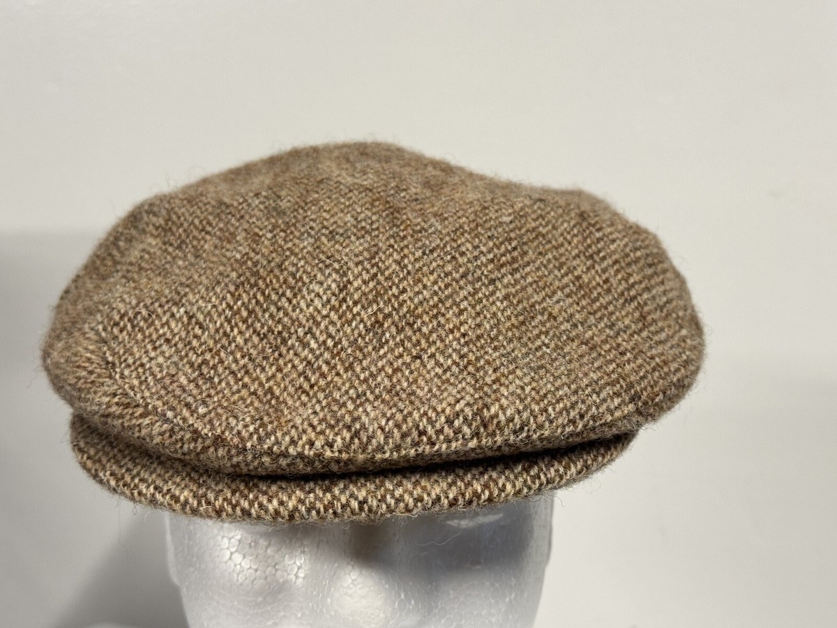 Vintage KANGOL Wool Tweed Classic Harris Flat Cap Hat NEW M Vintage KANGOL Wool Tweed Classic Harris Flat Cap Hat NEW M