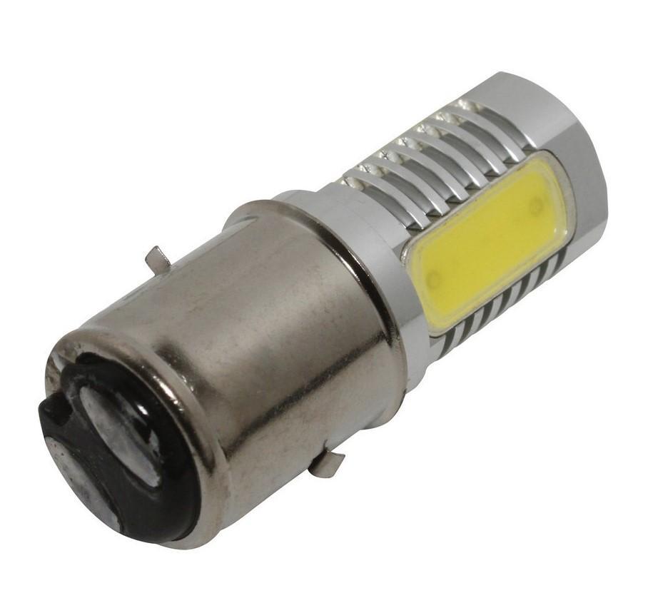 Ampoule LED BA20D 12V 3.5W 156 lumens blanc pour phare optique