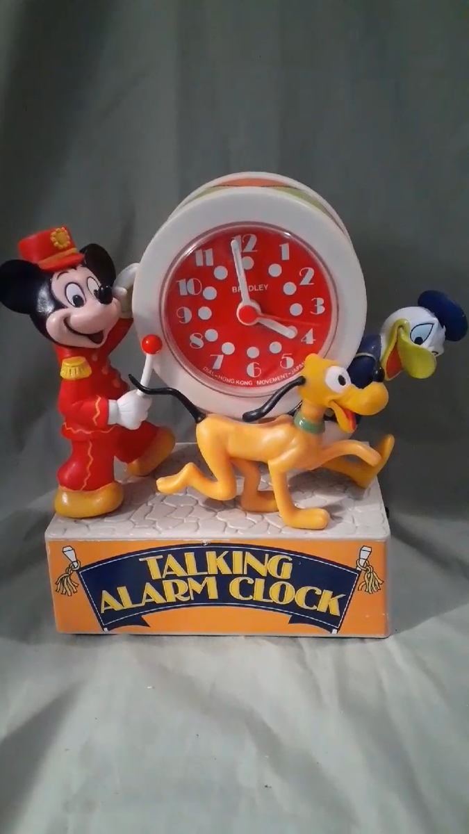 Working Vintage Disney Mickey Mouse, Pluto, Donald Duck Talking